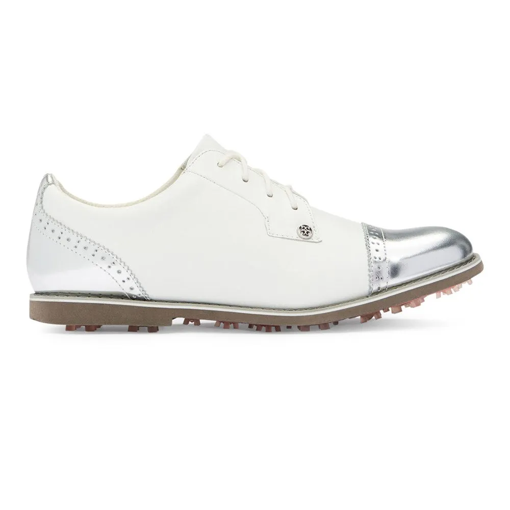 G/Fore Women'S Cap Toe Gallivanter - Snow/Silver The Fast Lane Choice