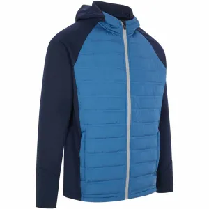 Cyber Monday Sale Push Beyond Limits Proquip Helm Quilt Hooded Jacket - Navy/Mid Blue