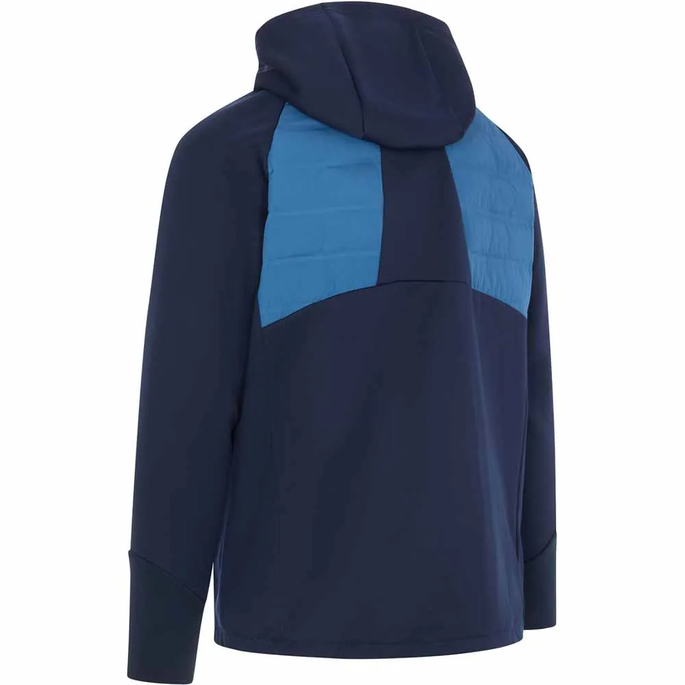 Proquip Helm Quilt Hooded Jacket - Navy/Mid Blue Walk with Purpose