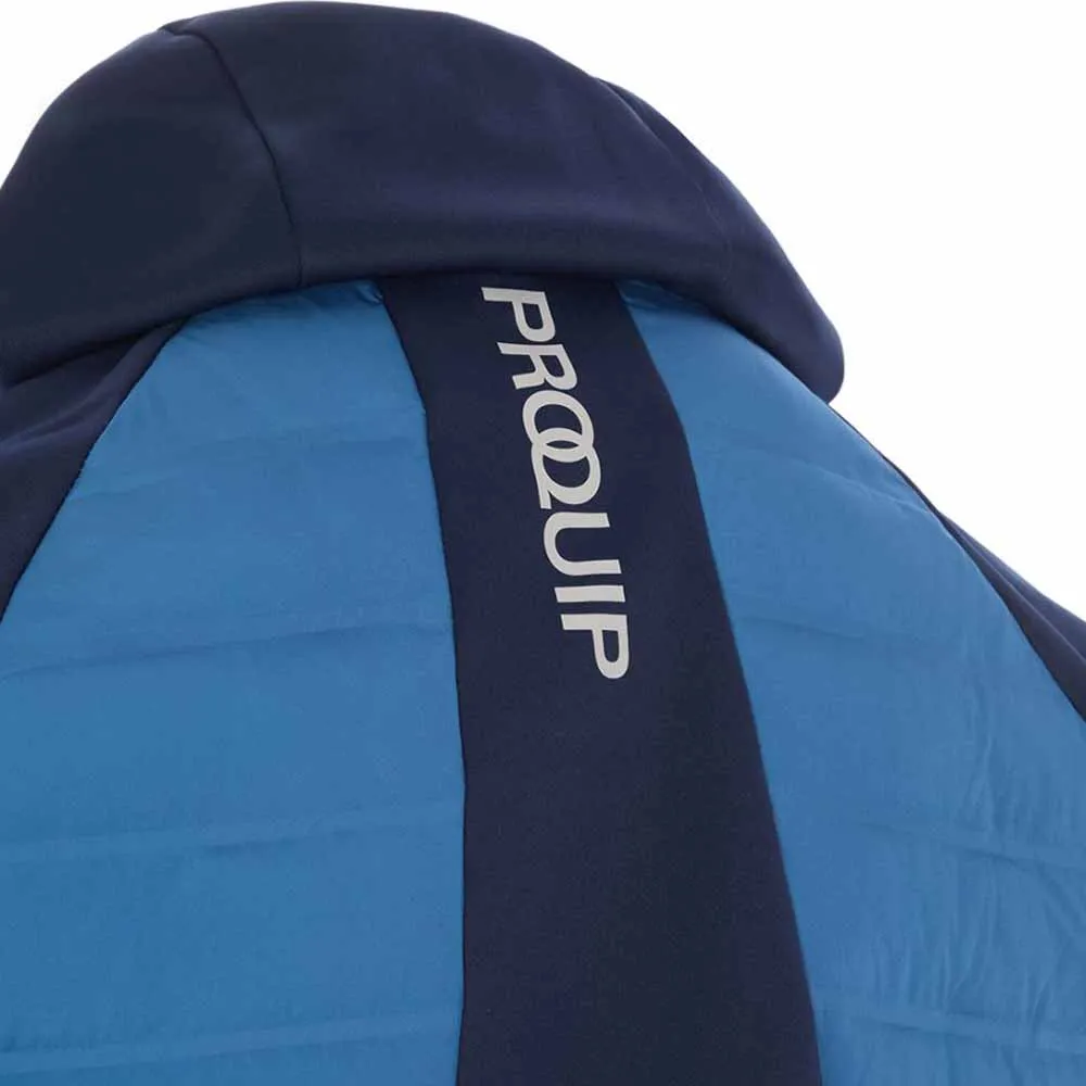 Back To School Sale Proquip Helm Quilt Hooded Jacket - Navy/Mid Blue