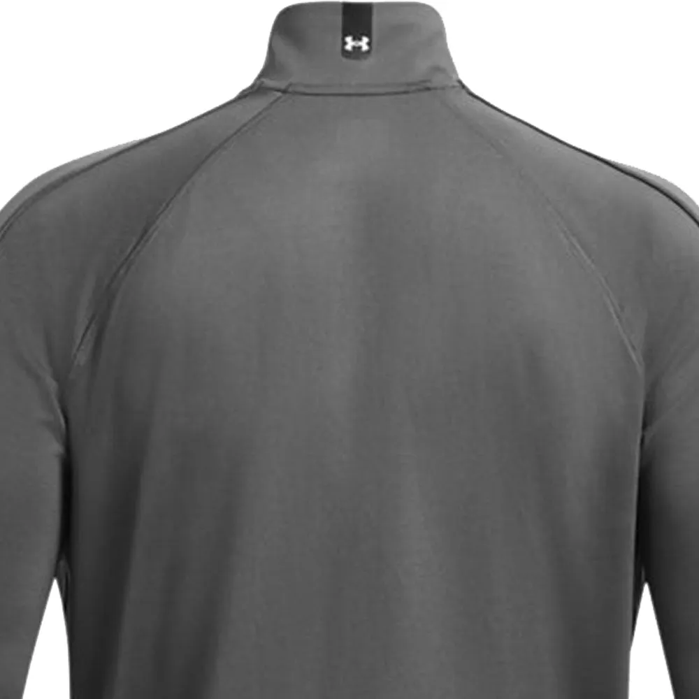 No Limits, Just Style Step Into Strength Under Armour Storm Midlayer Full Zip Pullover - Castlerock/White