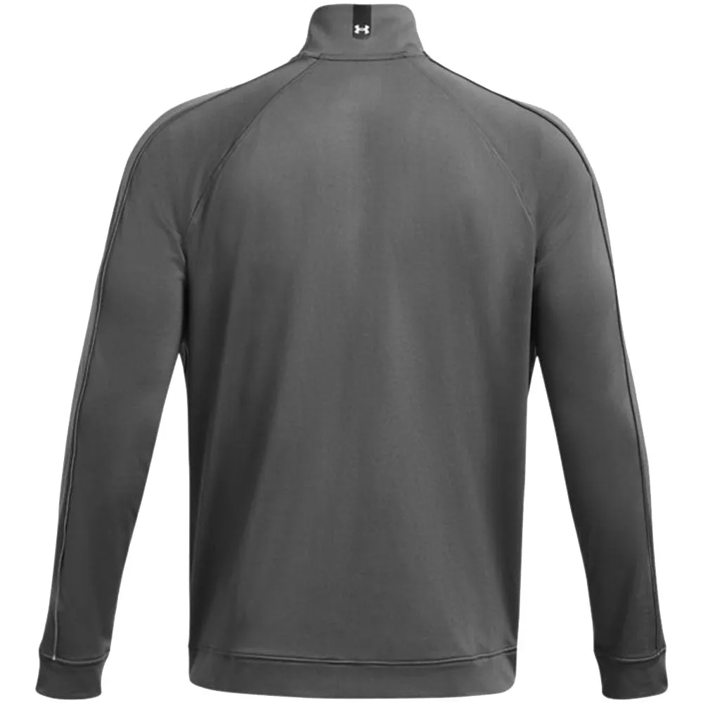 Lead with Style Under Armour Storm Midlayer Full Zip Pullover - Castlerock/White