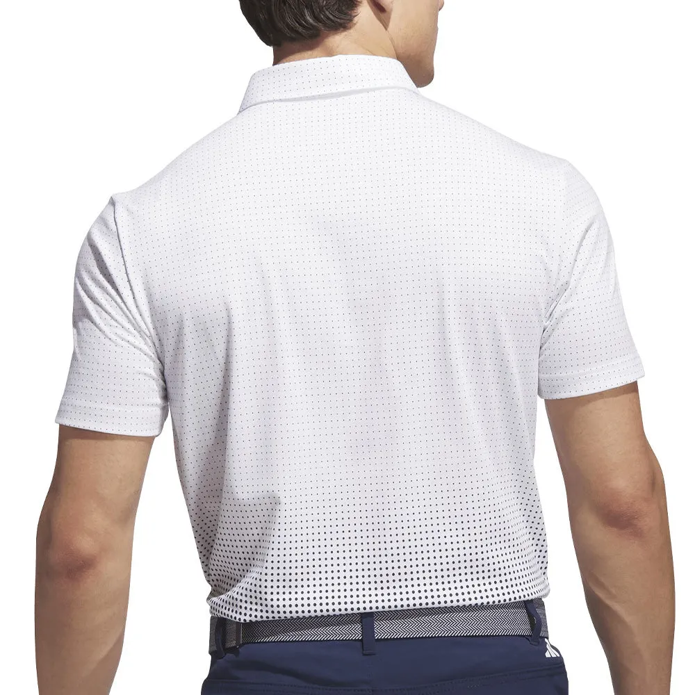 Hit Your Next Level Special Offer Adidas Go-To Rise Print Polo Shirt - White