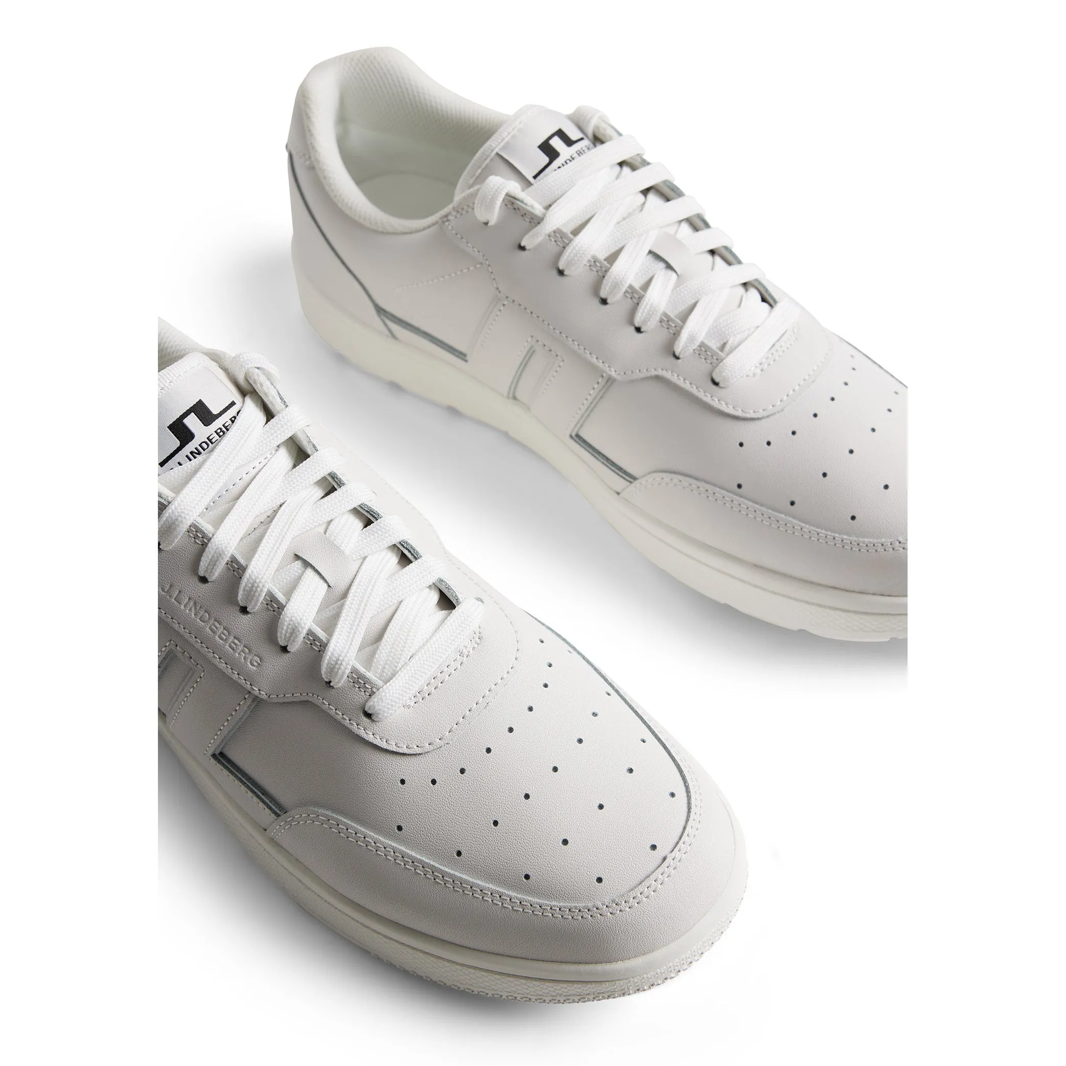 Move Beyond Ordinary Stride with Confidence J.Lindeberg Ace Low Golf Sneaker - White