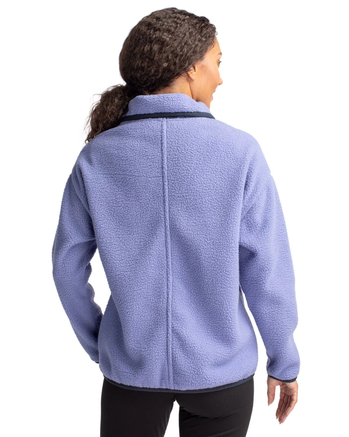 Cutter & Buck - Women'S Cascade Sherpa Fleece Jacket Born to Stand Out Step into the Beat