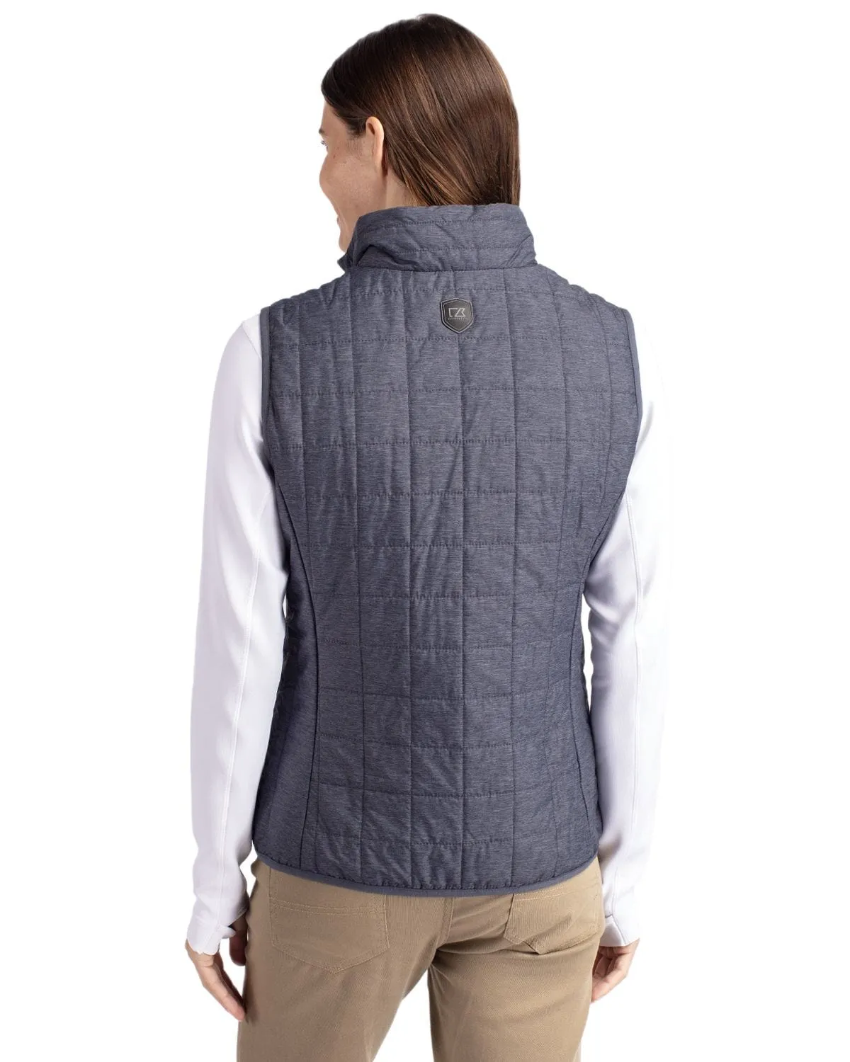 Cutter & Buck - Women'S Rainier Primaloft Eco Full Zip Vest Engineered for Speed Own the Vibe