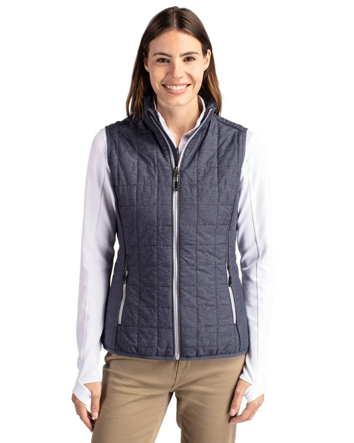 Command Attention Move Like You Mean It Cutter & Buck - Women'S Rainier Primaloft Eco Full Zip Vest