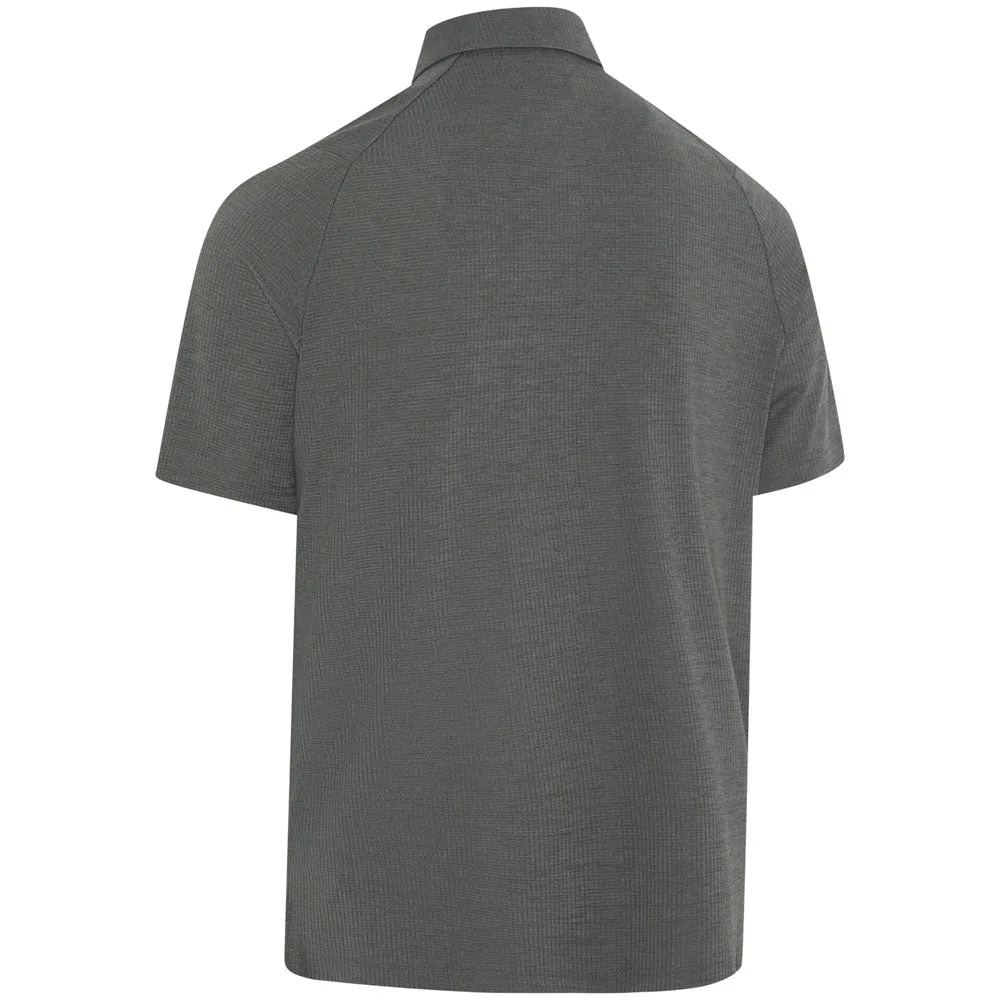 Callaway Ventilated Classic Jacquard Polo Shirt - Caviar Memorial Day Sale