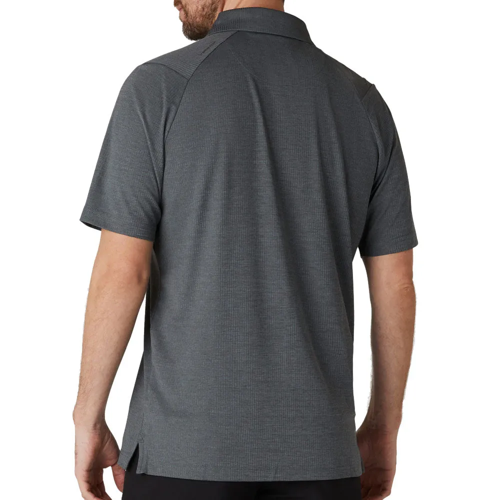 Callaway Ventilated Classic Jacquard Polo Shirt - Caviar Hit Your Next Level Great Value