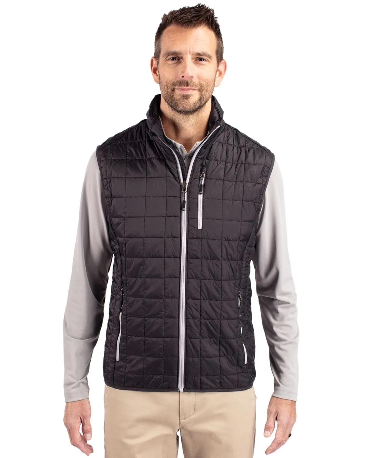 Confidence Starts Here Own the Moment Cutter & Buck - Men'S Rainier Primaloft Eco Full Zip Vest