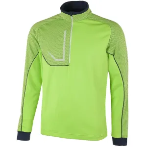 Galvin Green Daxton Insula 1/2 Zip Sweater - Lime/Navy/White Christmas Eve Sale No Limits, Just Style