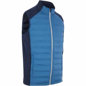 President's Day Sale Proquip Helm Quilt Gilet - Navy/Mid Blue
