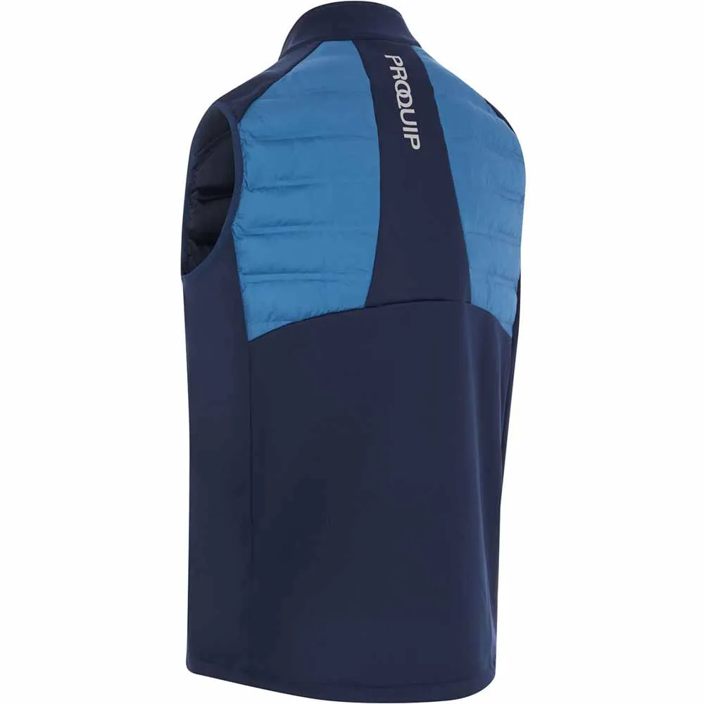 Proquip Helm Quilt Gilet - Navy/Mid Blue New Year's Eve Sale Holiday Sale