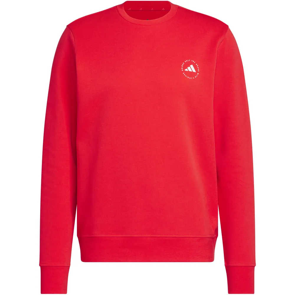 The Fast Lane Choice Thanksgiving Day Sale Adidas Core Crewneck Sweater - Pure Ruby