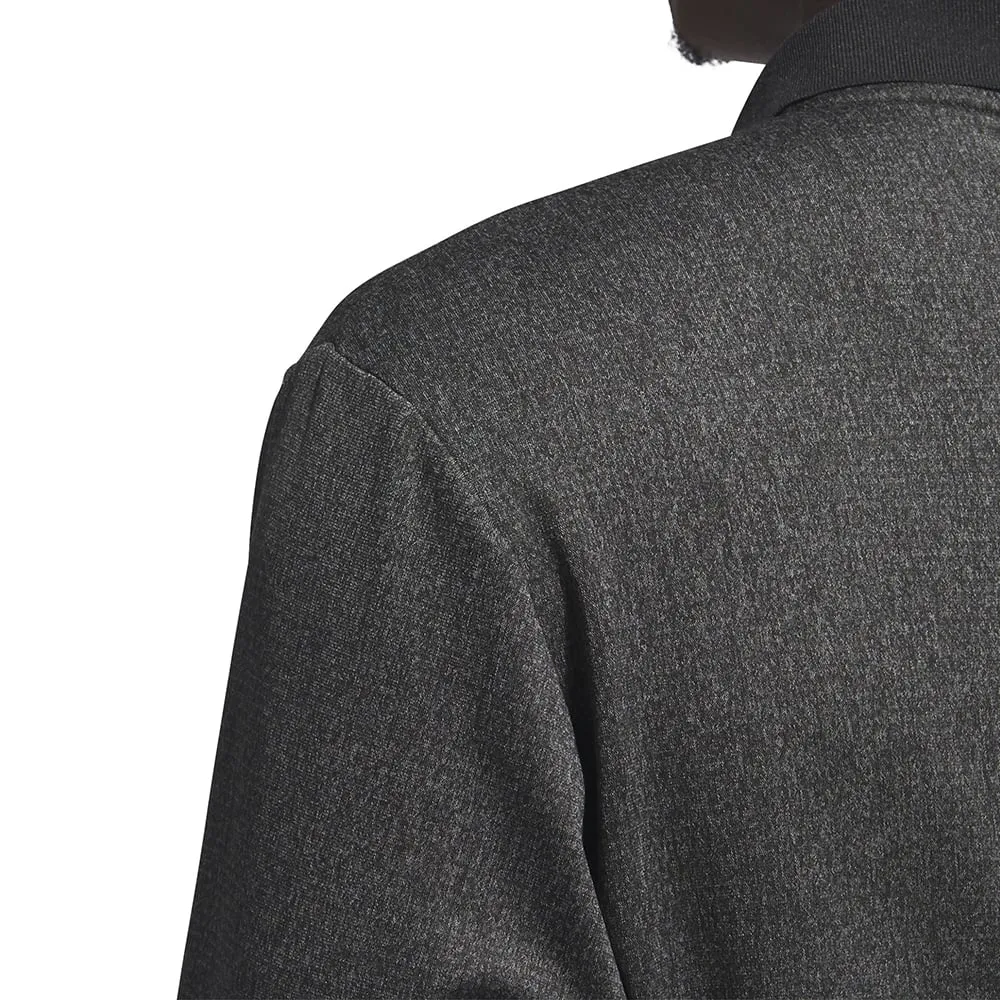 Cyber Monday Sale Dress from the Feet Up Adidas Essentials Long Sleeve Polo Shirt - Black Melange