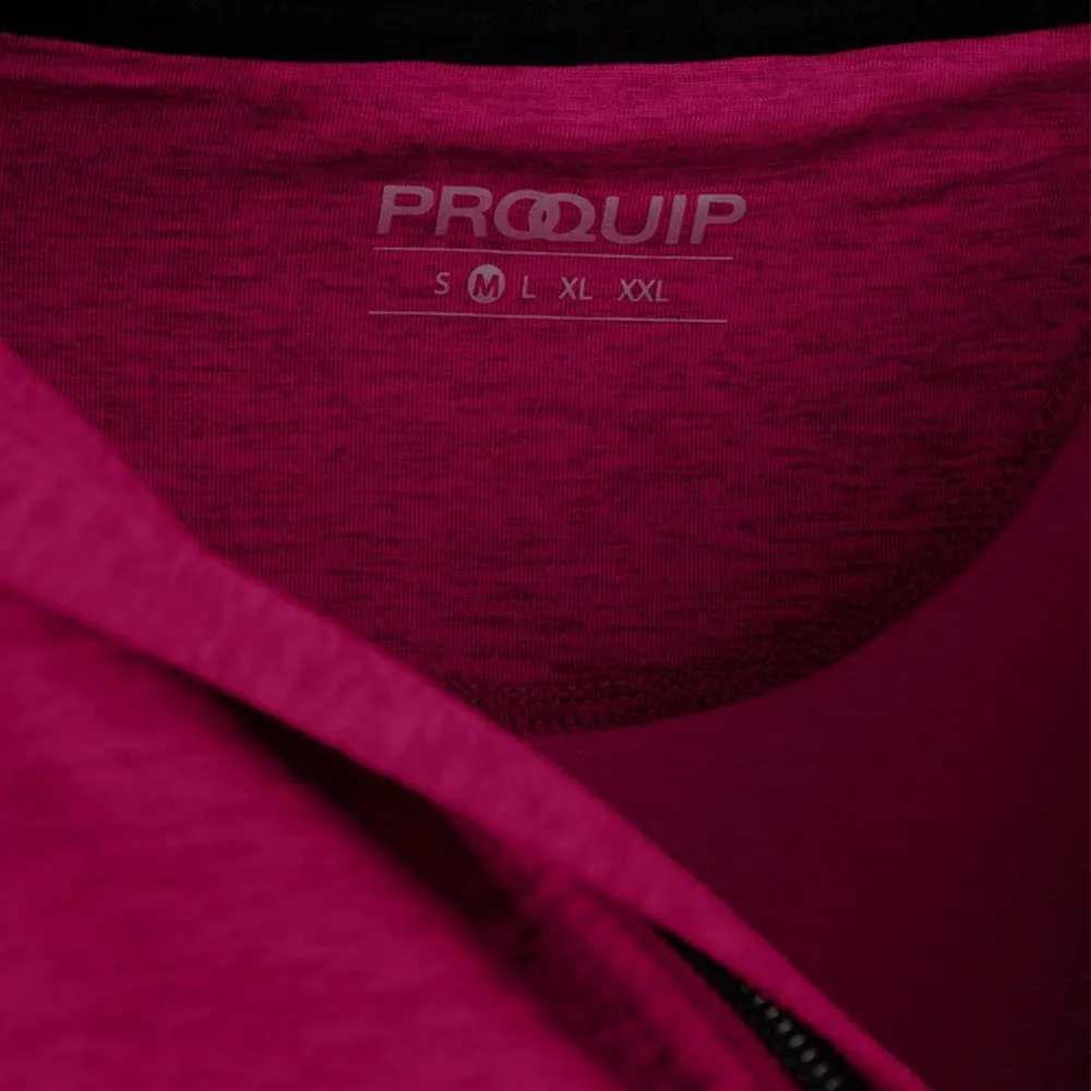 Proquip Pro Tech Melange 1/2 Zip Pullover - Festival Fuchsia Stay in Motion Hit Your Next Level