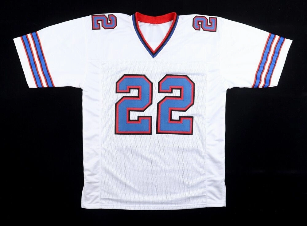 Damien Harris Signed Bills Jersey (Beckett) Buffalo's Top Running Back 2023