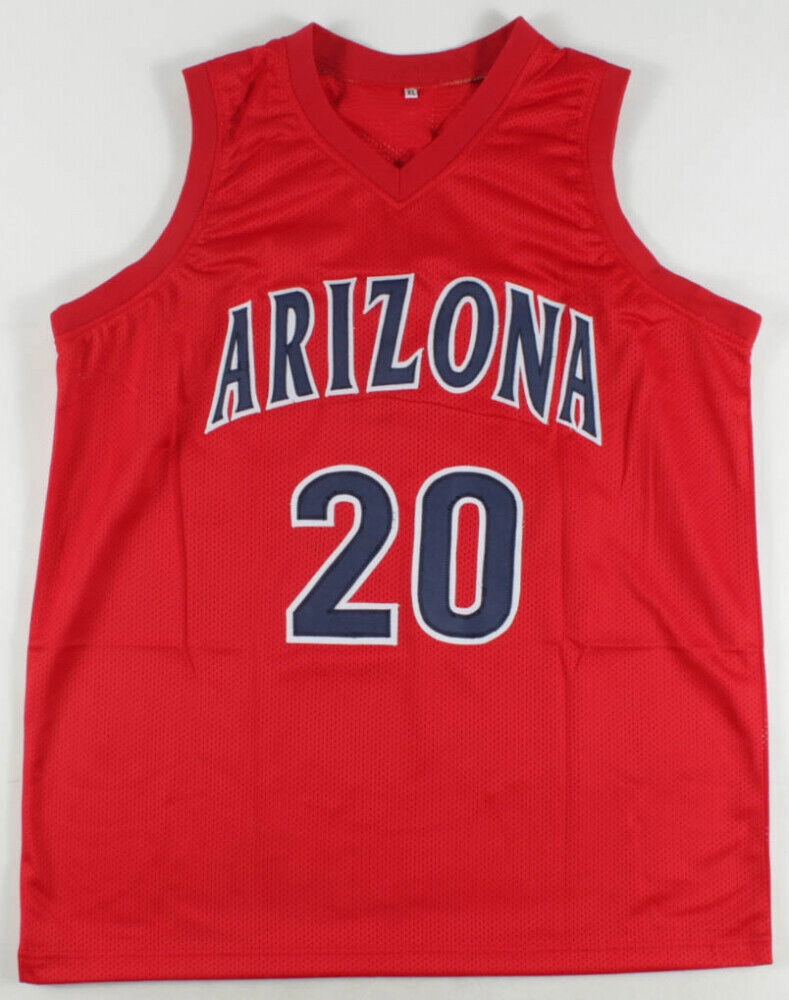 Damon Stoudamire Signed Arizona Jersey Inscribed "PAC 10" & "POY 95" (PSA COA)