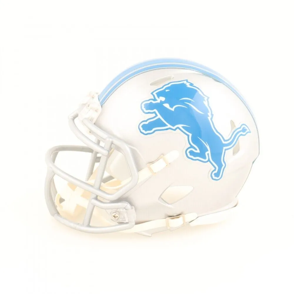 D'Andre Swift Signed Detroit Lions Speed Mini Helmet (JSA & Williams COA) R.B.