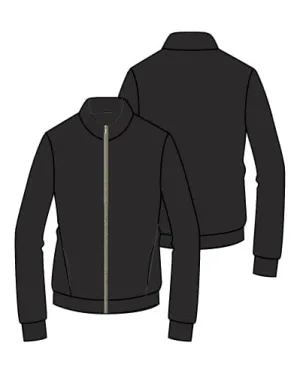 Danni Bomber Jacket - Black Sherpa Walk Loud