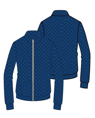 Black Friday Exclusive Danni Bomber Jacket - Lapis Quilted