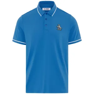 Original Penguin Heritage Polo Large Pete Logo Polo Shirt - Blue Jewel Sweetest Day Sale All Eyes on You