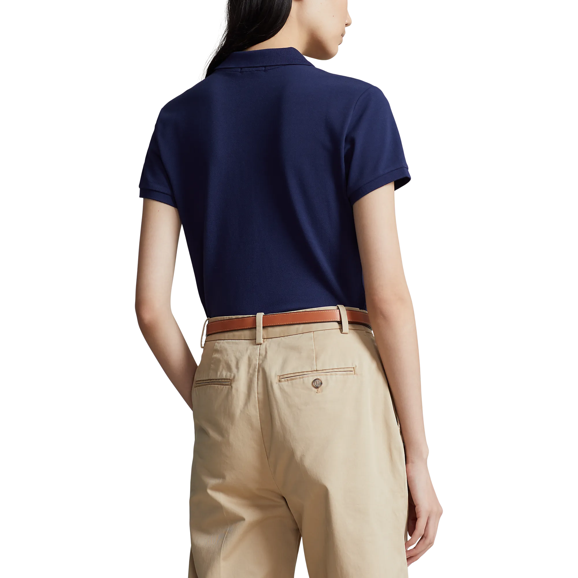 President's Day Sale Easter Sale Polo Performance Ralph Lauren Women'S Cotton Tailored Fit Polo Shirt - French Navy
