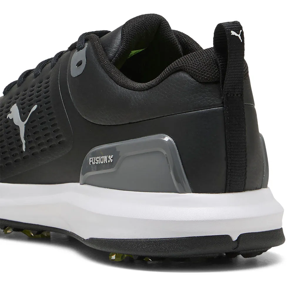 Puma Fusion Plus Spiked Waterproof Shoes - Black/White Easter Sale