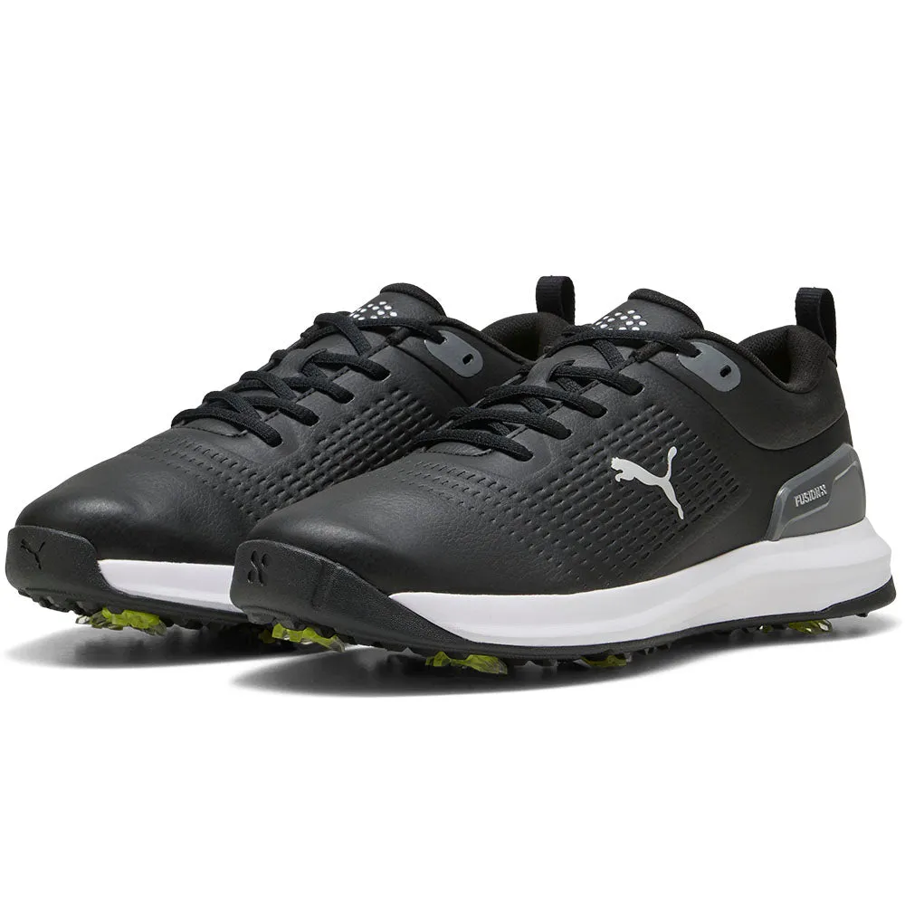 Lead with Style Own the Streets Puma Fusion Plus Spiked Waterproof Shoes - Black/White