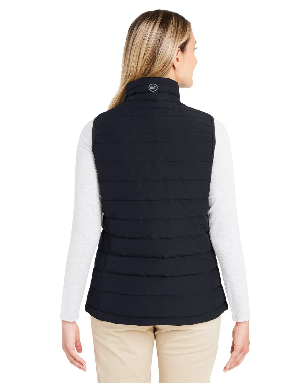 Vineyard Vines - Women'S Mountain Weekend Puffer Vest Black Friday Deal