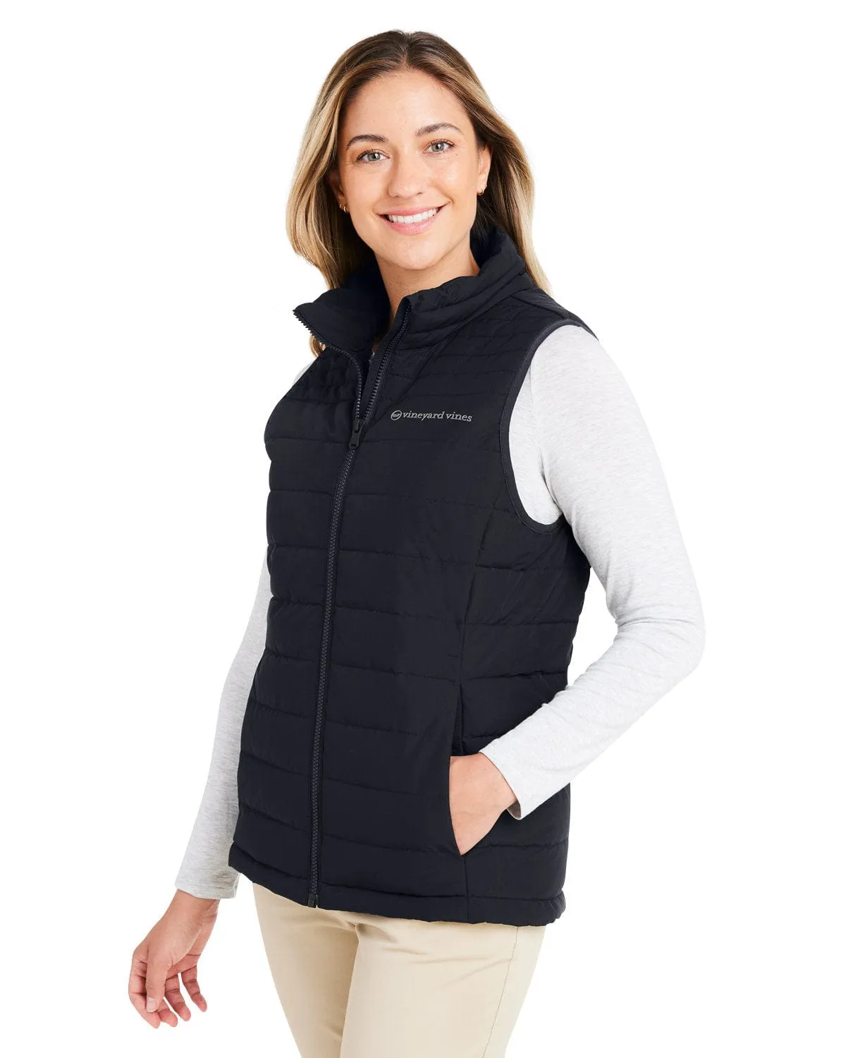 Vineyard Vines - Women'S Mountain Weekend Puffer Vest Stride with Confidence