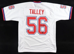 Darryl Talley Signed Buffalo Bills 1991 Pro Bowl Jersey (TSE Holo) Linebacker
