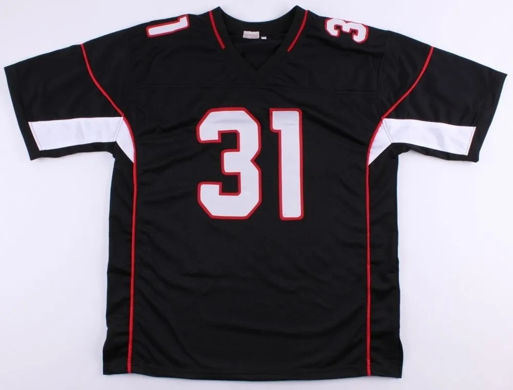 David Johnson Signed Black Arizona Cardinals Jersey (JSA COA) Pro Bowl R.B. 2016