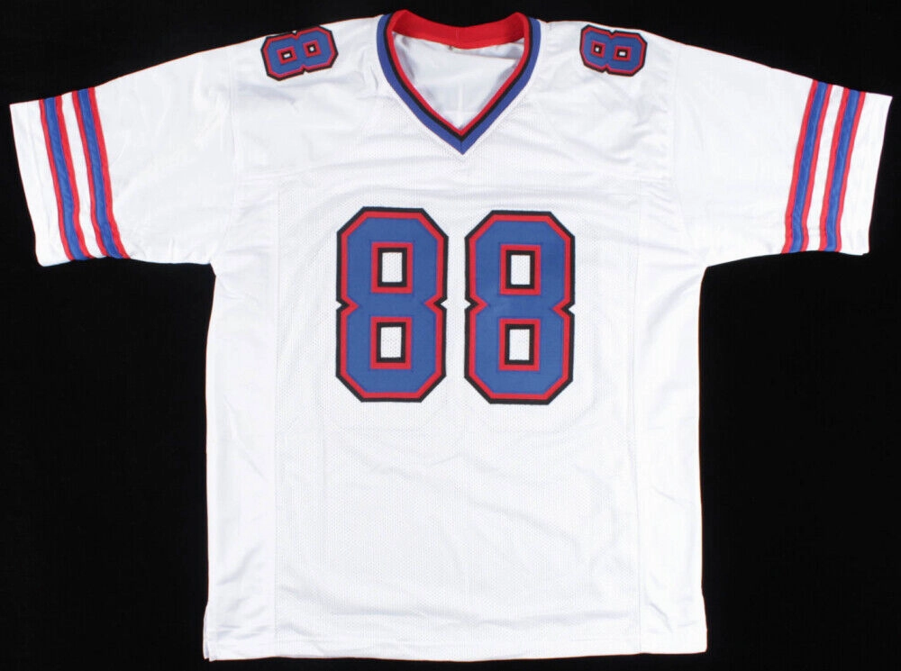Dawson Knox Signed Bills White Jersey (JSA COA) Buffalo 2019 #3 Pick Tight End