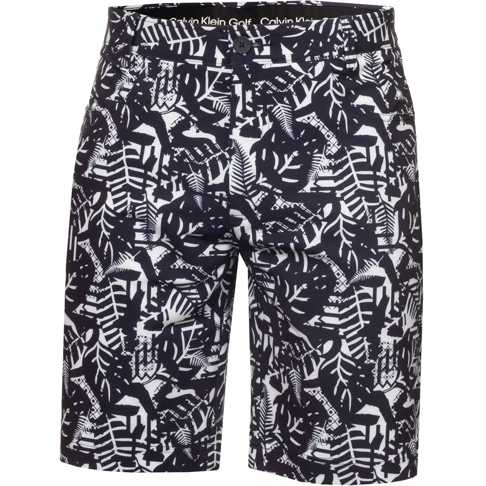 Walk with Purpose Gear Up and Go Calvin Klein Printed Genius Shorts - Evening Blue/White