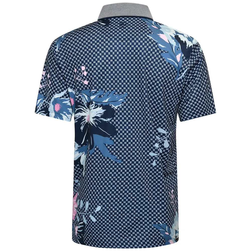 Unleash Your Power Puma Mattr Terrance Polo Shirt - Deep Navy