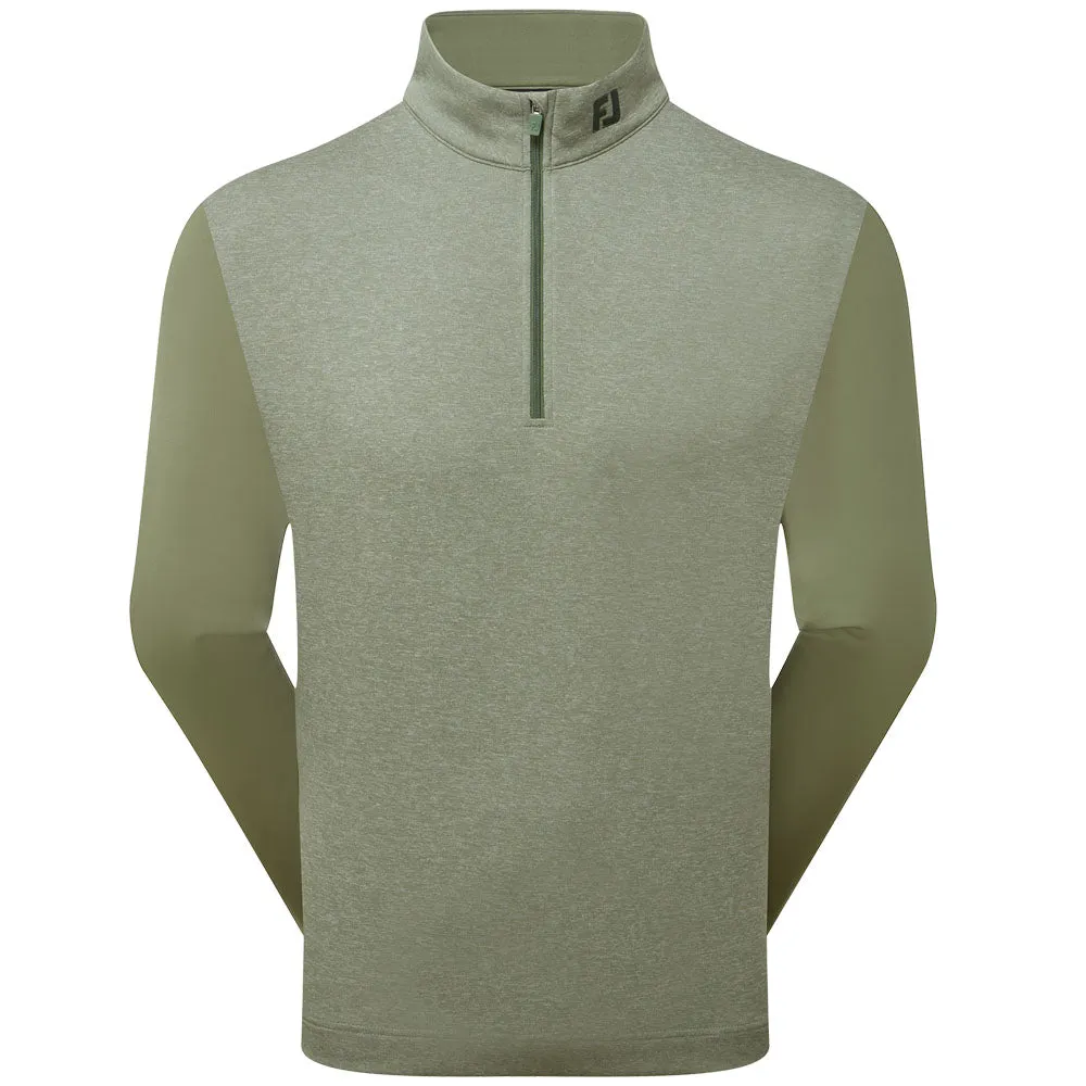 Move Beyond Ordinary Footjoy Tonal Heather Chill-Out Pullover - Olive