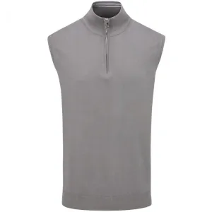 Oscar Jacobson Bob 1/2 Zip Sleeveless Pullover - Charcoal Thanksgiving Day Sale Move Beyond Ordinary