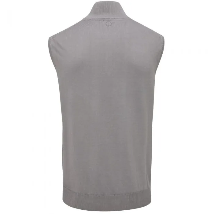 Move Beyond Ordinary Engineered for Speed Oscar Jacobson Bob 1/2 Zip Sleeveless Pullover - Charcoal