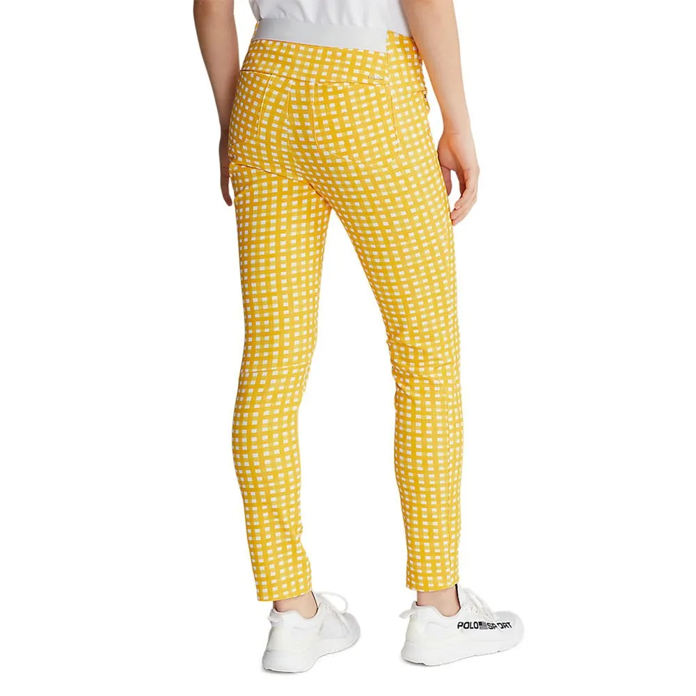 Flash Sale Make a Statement Rlx Ralph Lauren Women'S Printed Eagle Pants - Yellow Fin Gingham