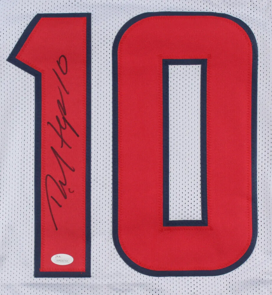 DeAndre Hopkins Signed Houston Texans Jersey (JSA COA) Pro Bowl Wide Receiver
