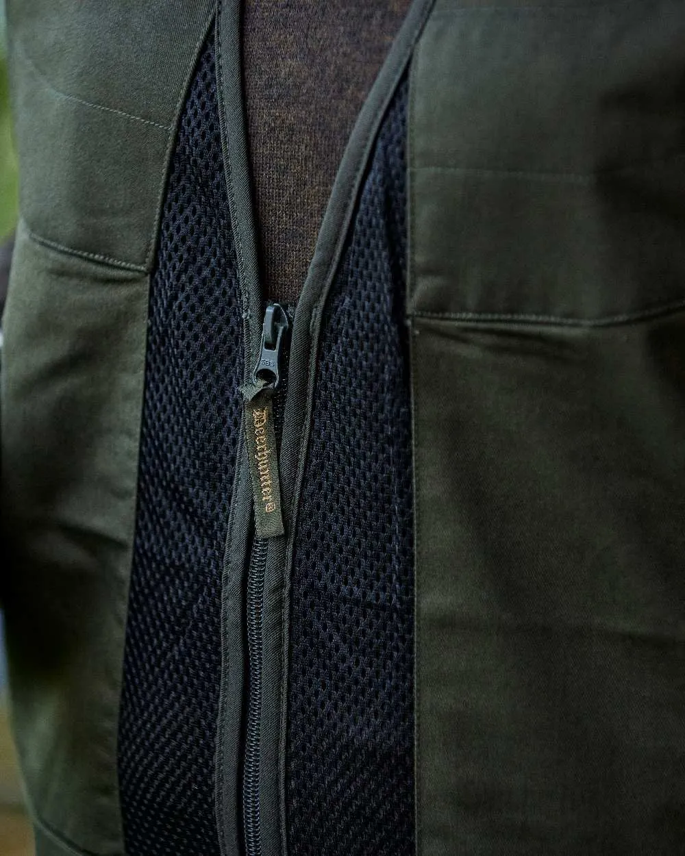 Deerhunter Atlas Mesh Shooting Waistcoat Long Sleeve Cotton Shirts