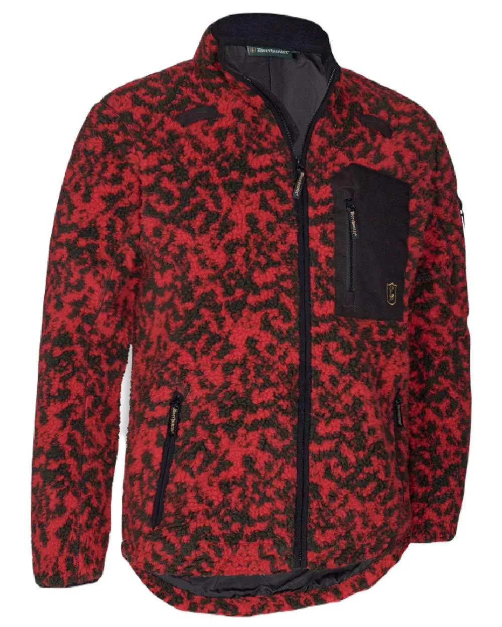 Deerhunter Camou Fibre Pile Fleece Jacket Men's Jackets and Coats
