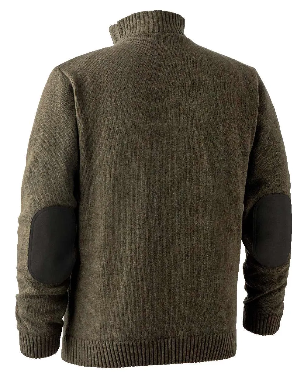 Deerhunter Carlisle Knit Zip Neck Sweater with Stormliner Zip Neck Sweaters Men