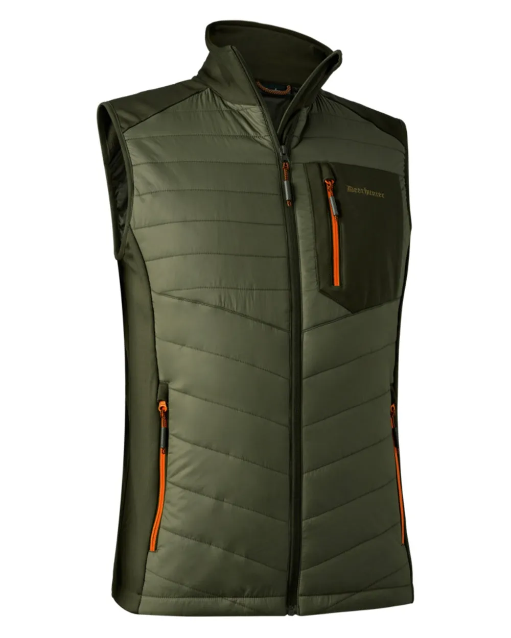 Deerhunter Chamois Padded Waistcoat Long Sleeve Casual Tops