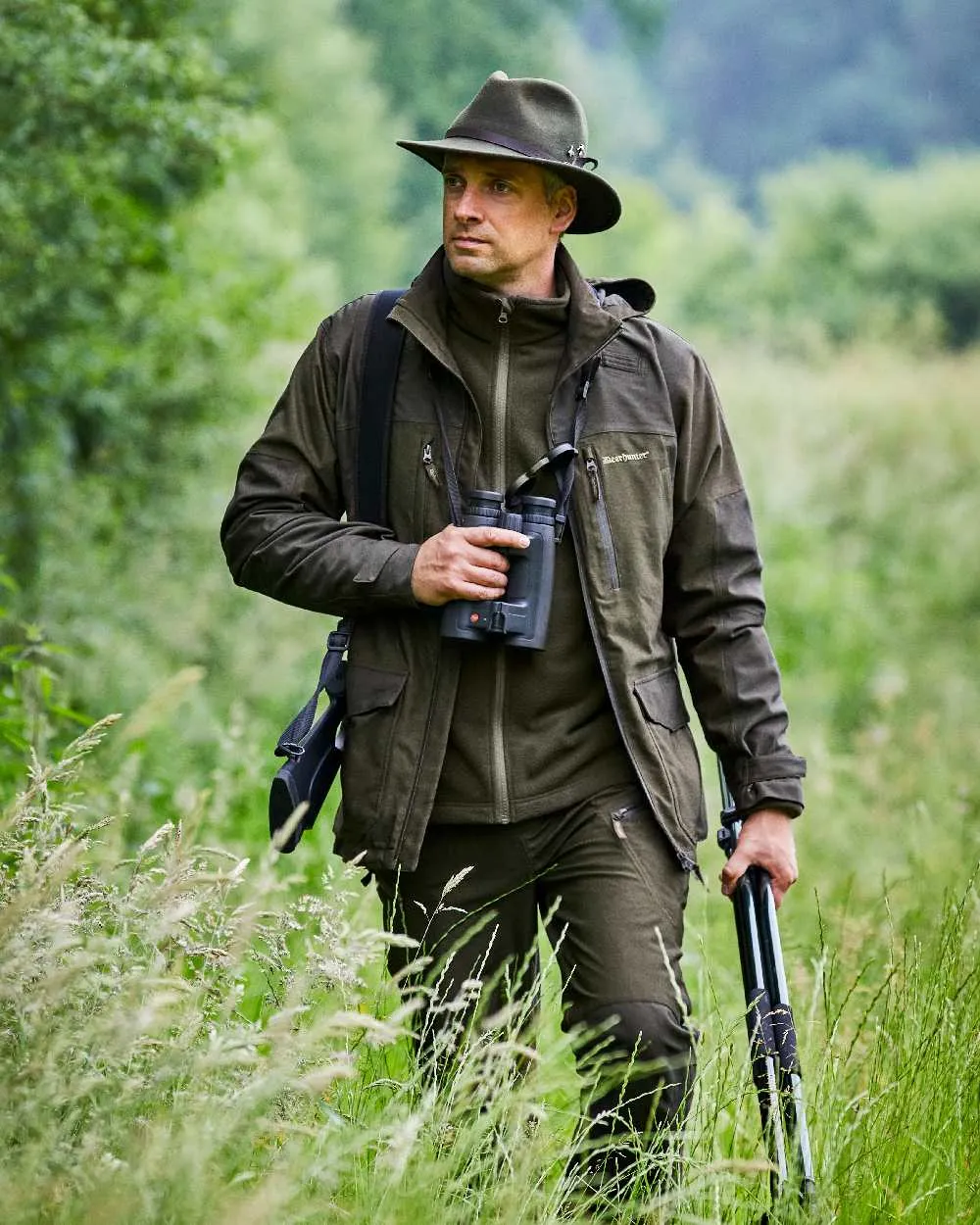 Deerhunter Chasse Fleece Jacket Cotton Polo Shirts Men