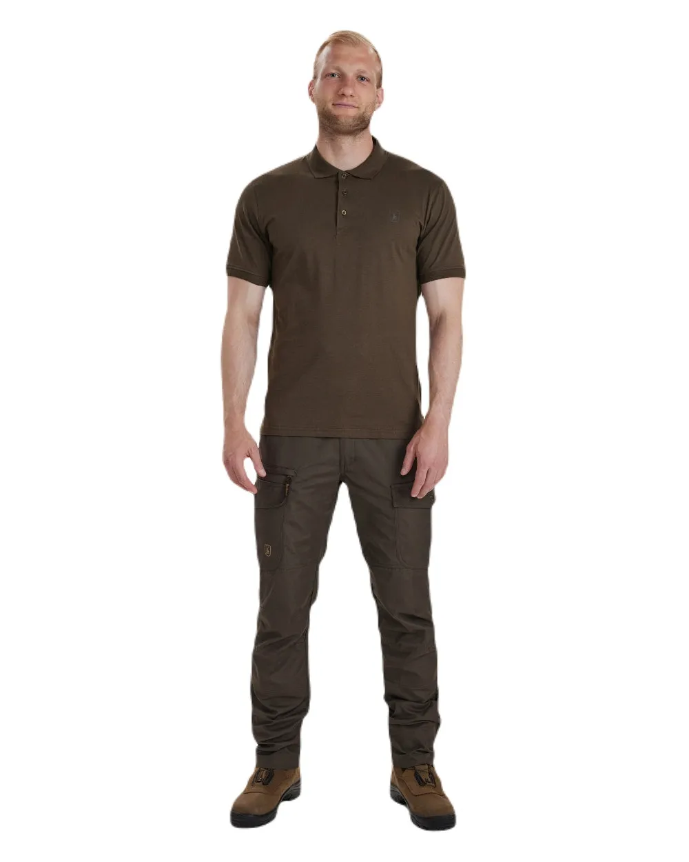 Deerhunter Christian Polo Shirt Bushcraft Flannel Shirts
