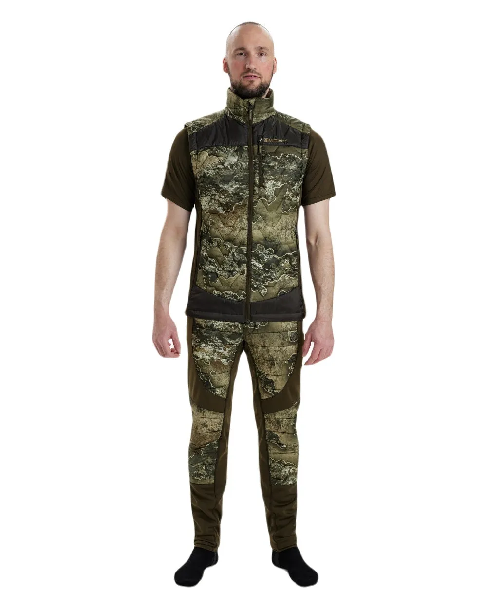 Deerhunter Excape Quilted Waistcoat Long Sleeve Cotton Shirts