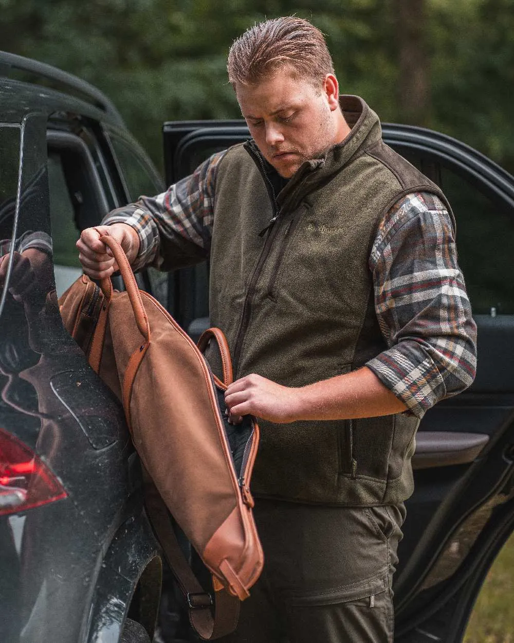 Deerhunter Gamekeeper Bonded Fleece Waistcoat Deerhunter Fleece Jacket