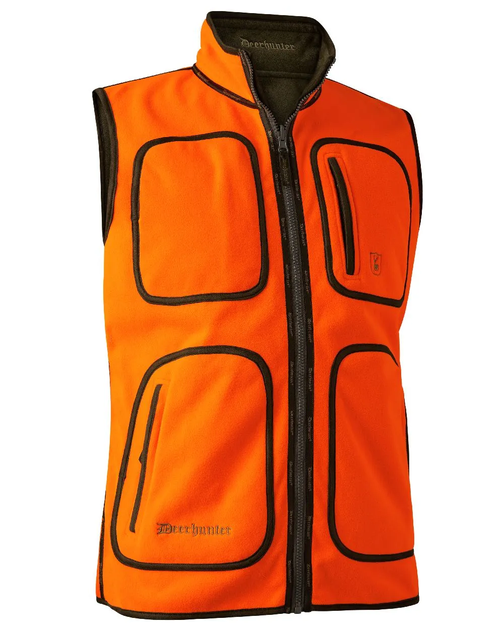 Deerhunter Gamekeeper Reversible Fleece Waistcoat Tattersall Dress Shirts
